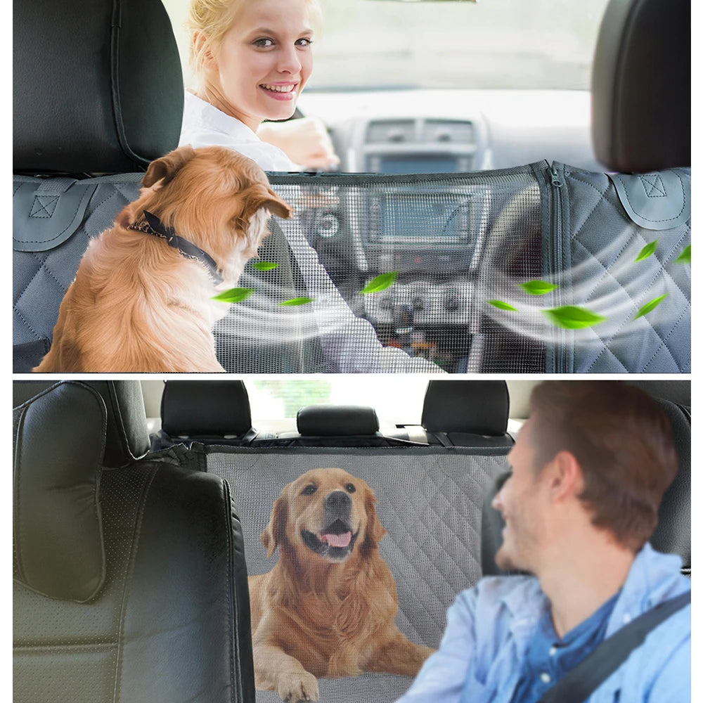 Petravel Waterproof Dog Car Seat Cover Hammock for All Breeds and Sizes
