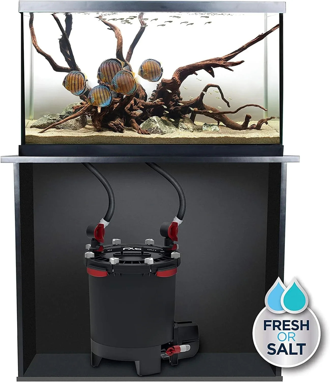 FX6 High Performance Canister Aquarium Filter for 400 Gallons