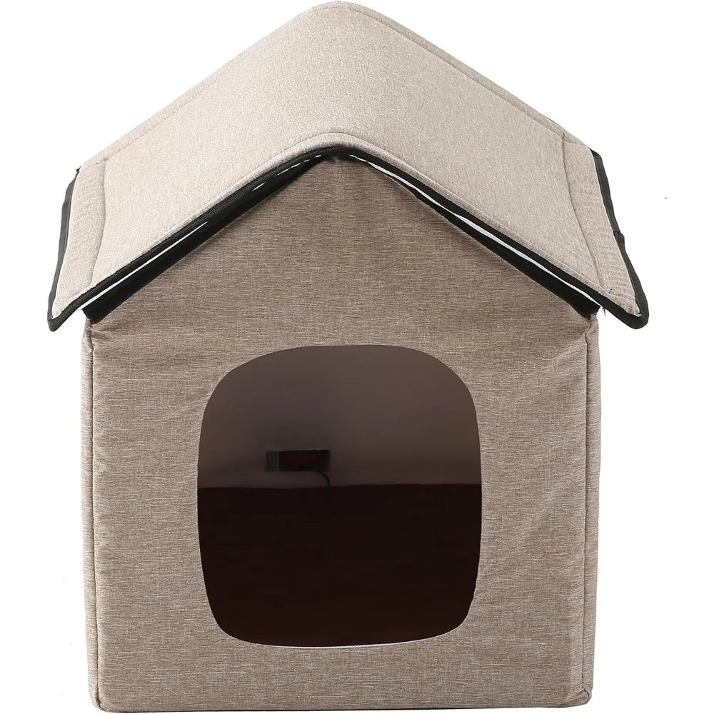 Hush Puppy Electric Heating and Cooling Smart Pet House for Dogs and Cats