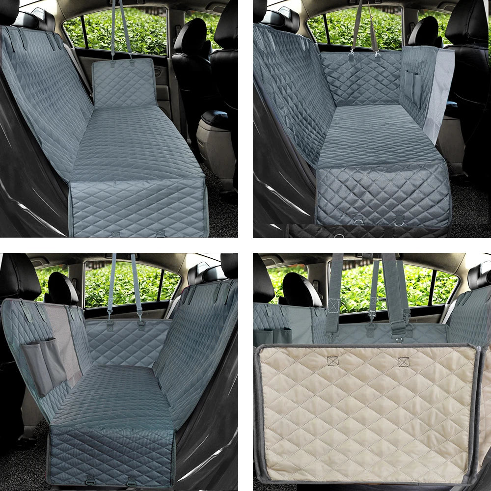 Petravel Waterproof Dog Car Seat Cover Hammock for All Breeds and Sizes