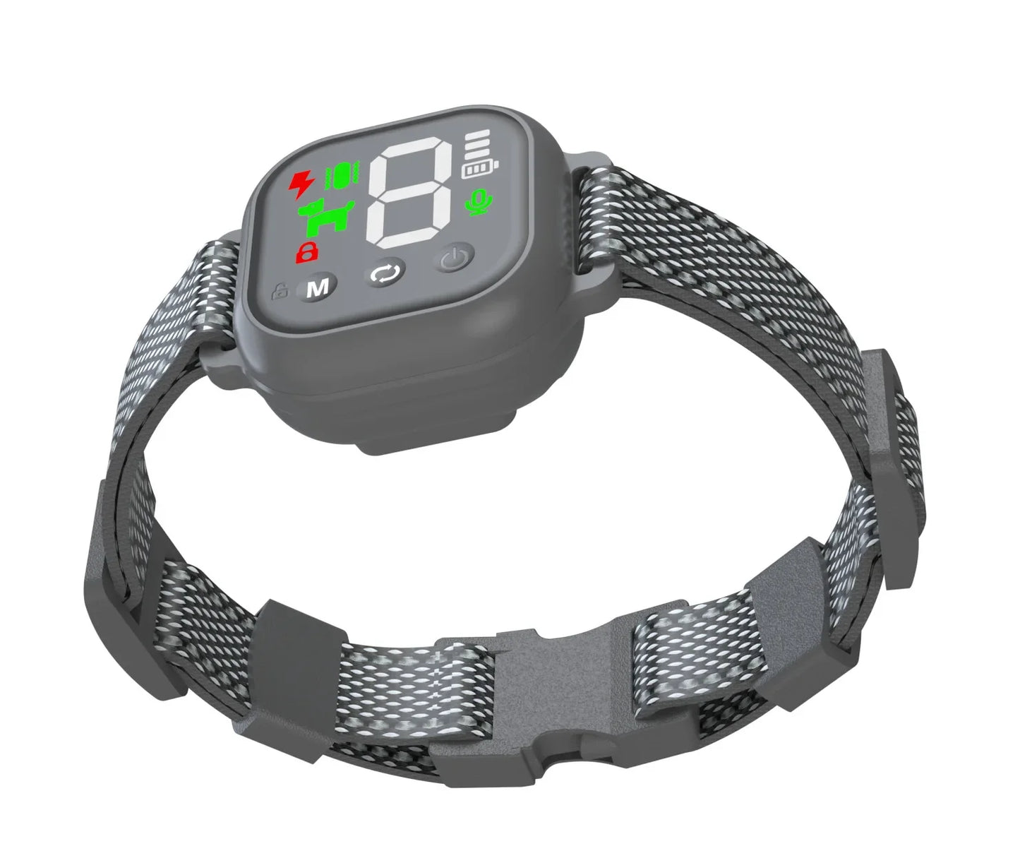 Anti Bark Training Collar Waterproof Vibrator for Dogs with LCD Display