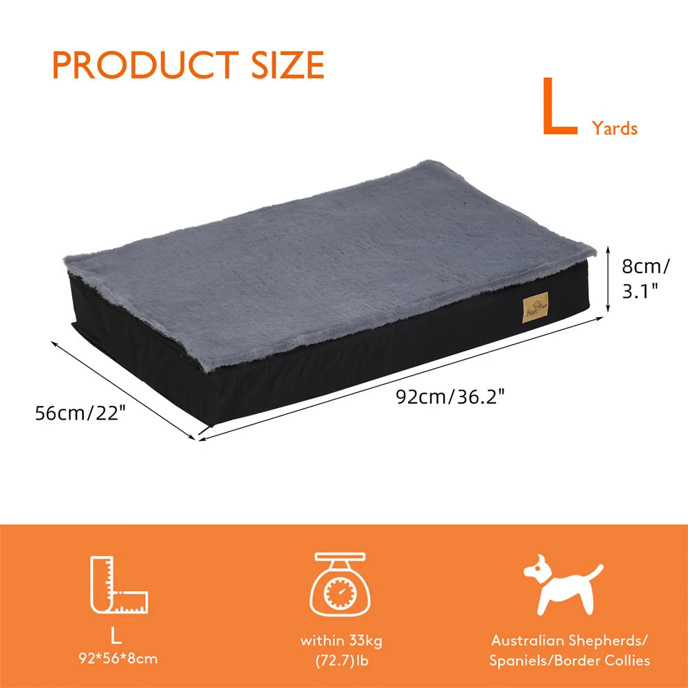 Large Waterproof Orthopaedic Dog Bed with Removable Washable Cover