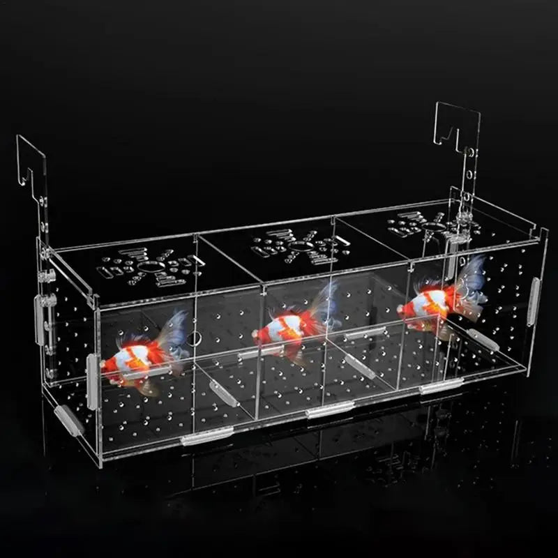 Acrylic Clear Fish Breeder Box For Aquarium Suction Cup