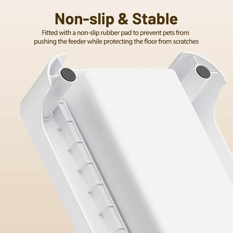 ROJECO Adjustable Multifunction Elevated Pet Feeder Bracket for Cats and Dogs