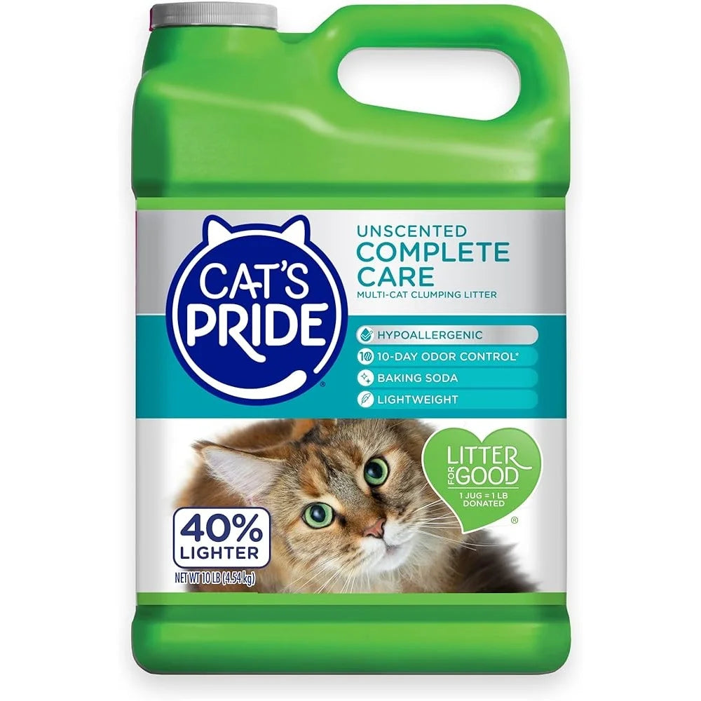 Premium Lightweight Hypoallergenic Cat Litter with Odor Control for Multi Cats