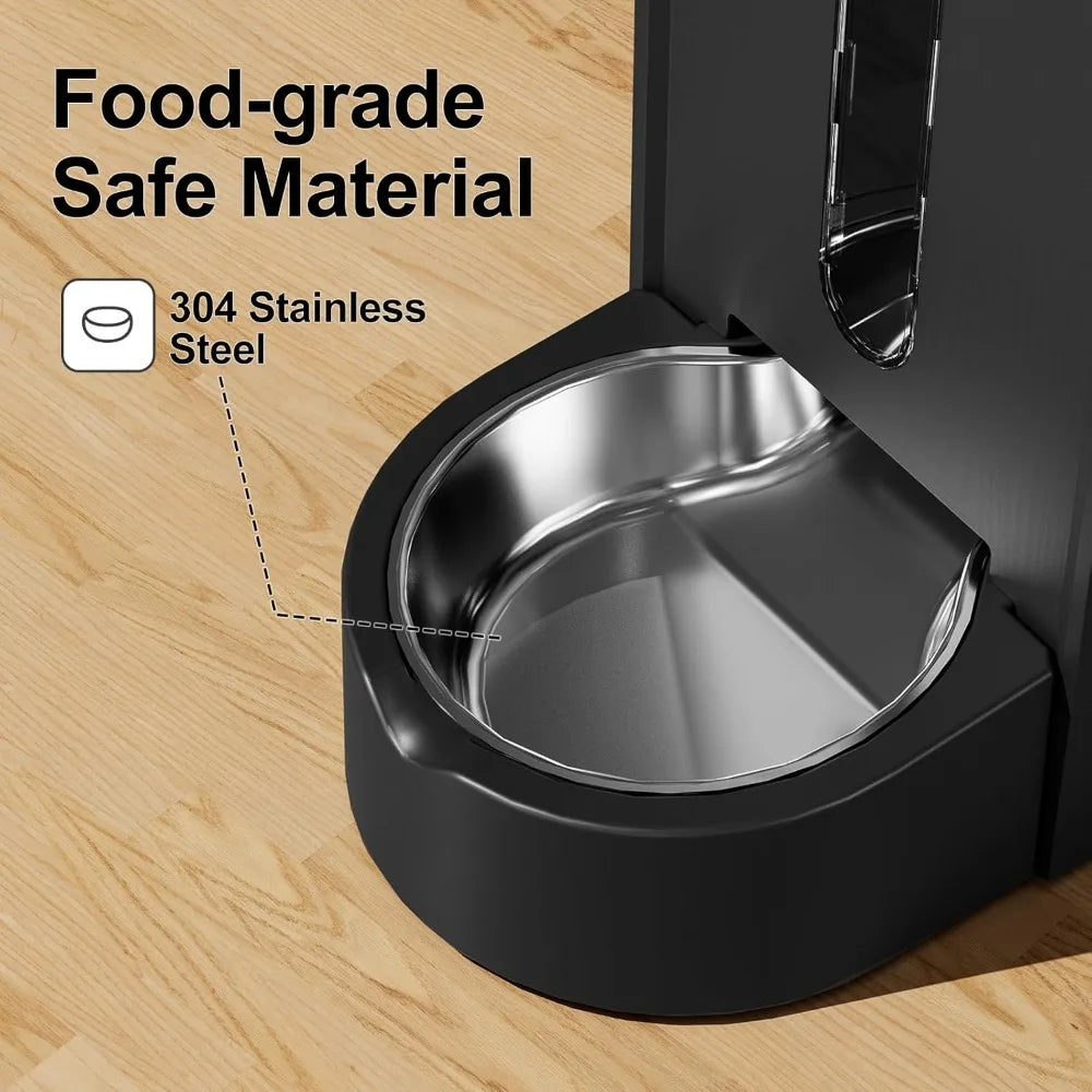 Automatic Gravity Pet Feeder and Water Dispenser Set for All Breeds
