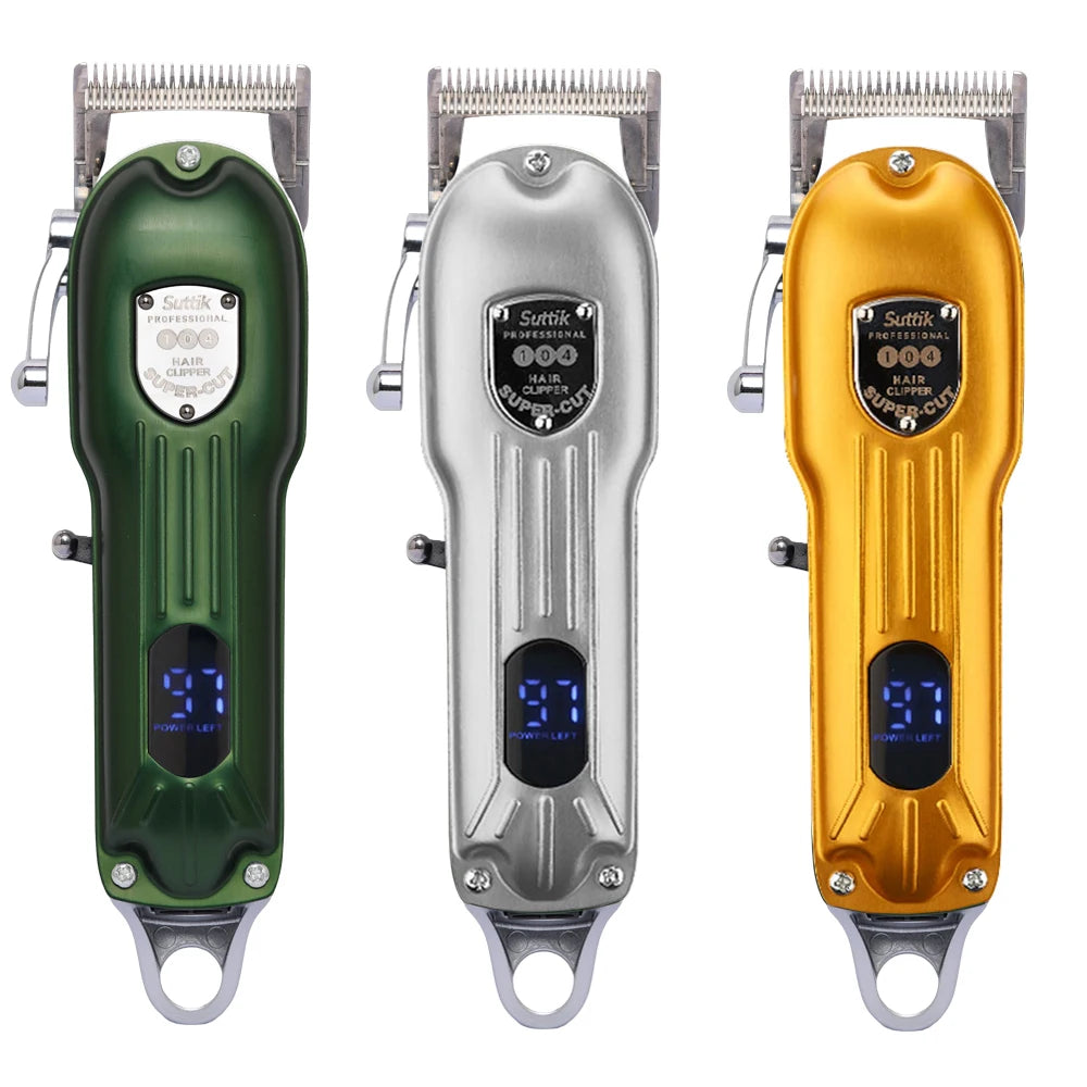Professional Dog Hair Clipper Rechargeable Pet Trimmer Low Noise Grooming Tool