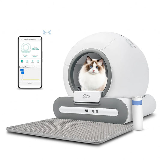 DOEL Automatic Self Cleaning Cat Litter Box with App Control for Large Cats