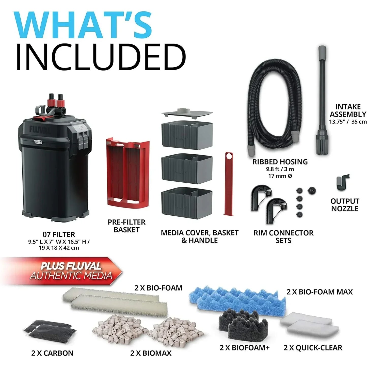307 Performance Canister Filter For 70 Gallon Aquariums