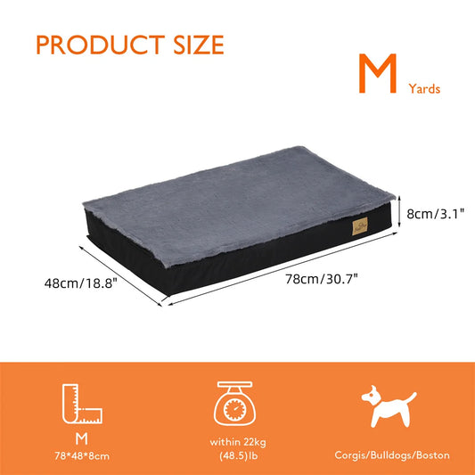 Large Waterproof Orthopaedic Dog Bed with Removable Washable Cover