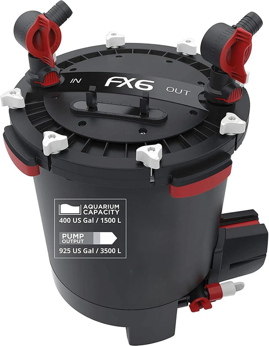 FX6 High Performance Canister Aquarium Filter for 400 Gallons