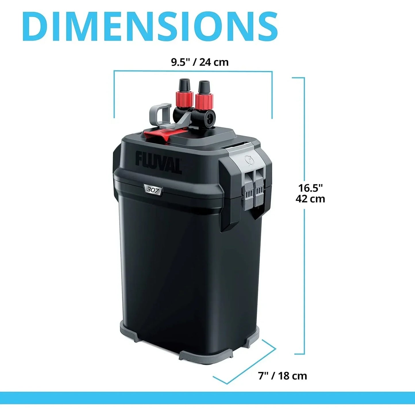 307 Performance Canister Filter For 70 Gallon Aquariums