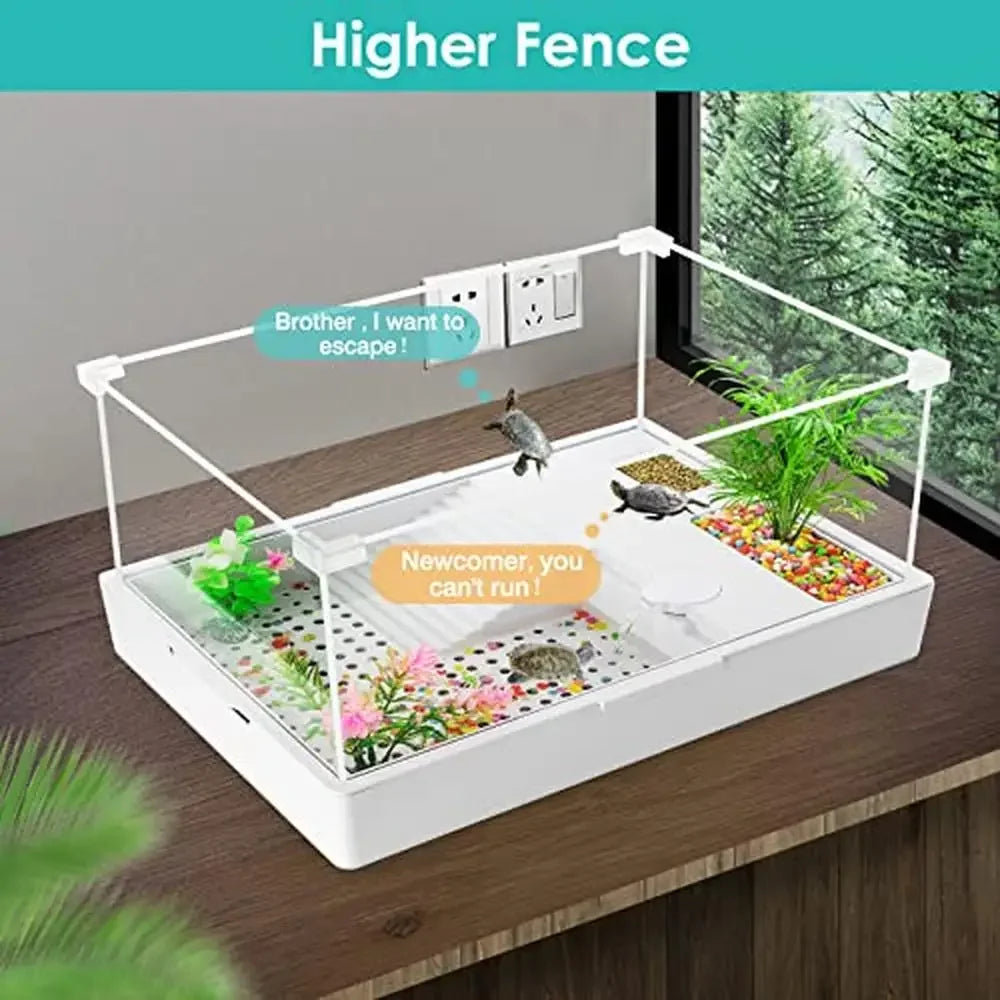 Terrapin Tank Aquarium 15 Gallons Acrylic Habitat With Pump