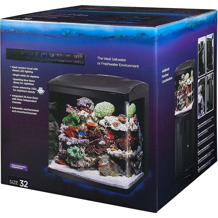 LED BioCube 32 Gallon Aquarium Kit with Built-In Filtration