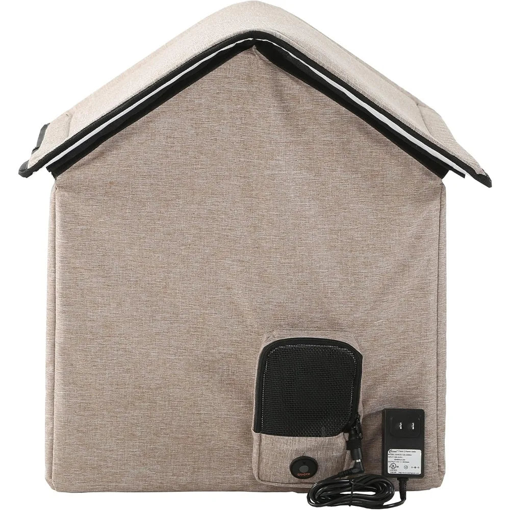 Hush Puppy Electric Heating and Cooling Smart Pet House for Dogs and Cats