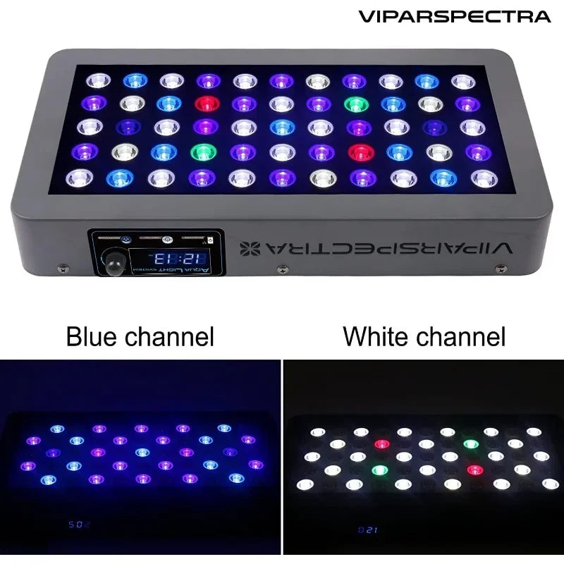 Dimmable LED Aquarium Light For Coral Reef With Remote
