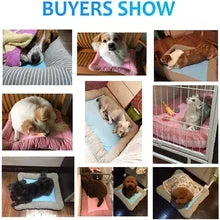 Cooling Summer Dog Mat Pad Breathable Washable Blanket for All Dog Sizes
