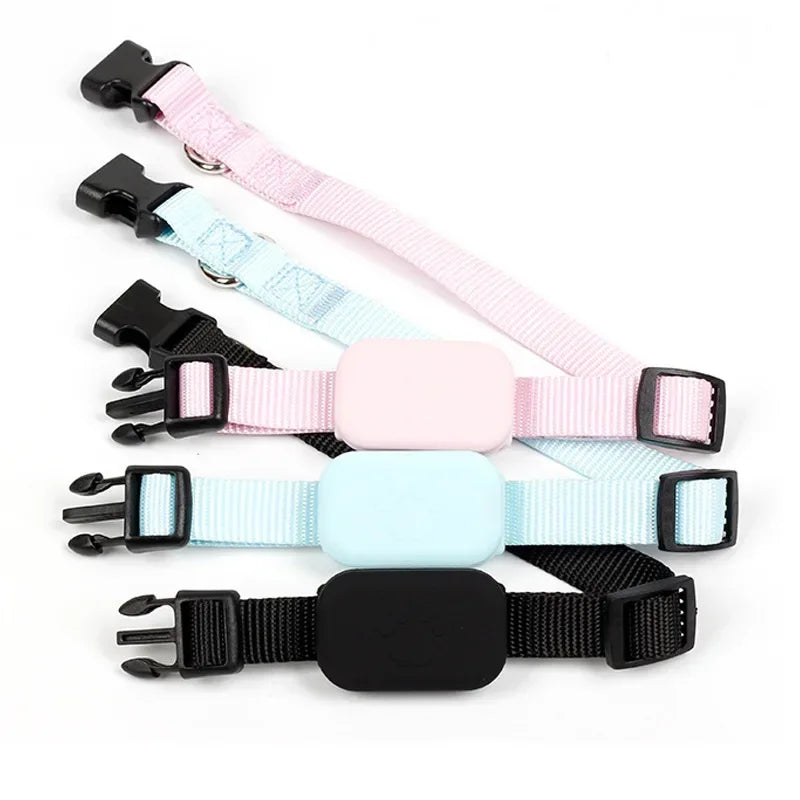 Pet Bluetooth GPS Tracker Mini Collar for Dogs and Cats Anti Lost Global Locator