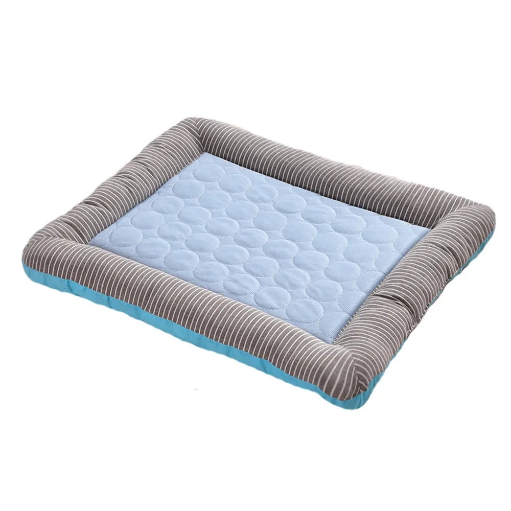 Cooling Summer Dog Mat Pad Breathable Washable Blanket for All Dog Sizes