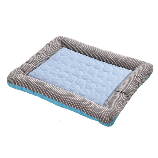 Cooling Summer Dog Mat Pad Breathable Washable Blanket for All Dog Sizes