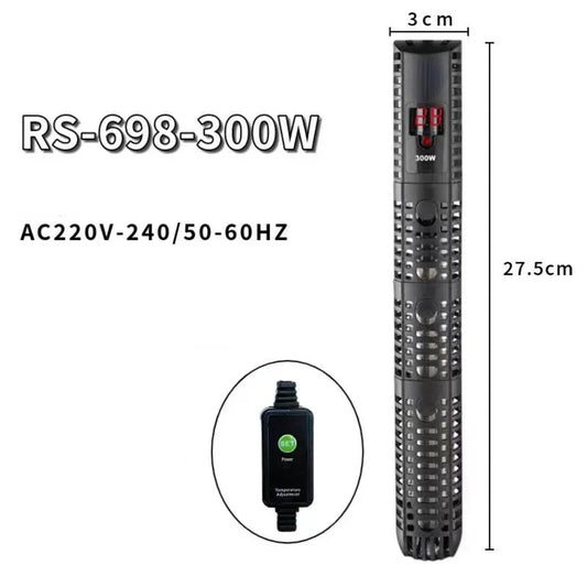 Aquarium Submersible Heater With LCD Display Adjustable 500W