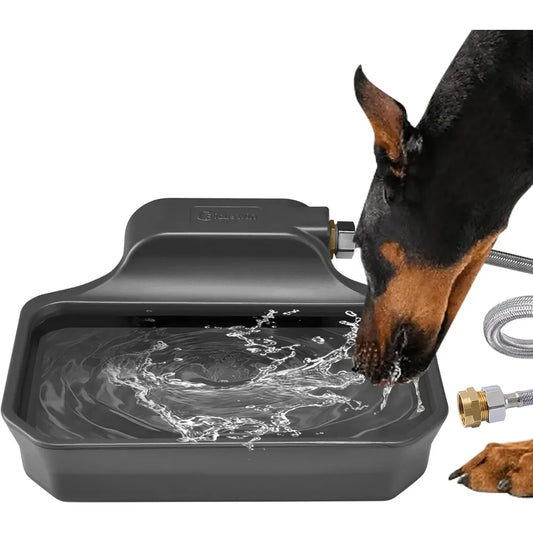 Automatic 1 Gallon Dog Water Dispenser for Indoor and Outdoor Use