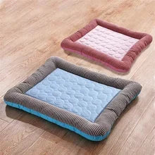 Cooling Summer Dog Mat Pad Breathable Washable Blanket for All Dog Sizes
