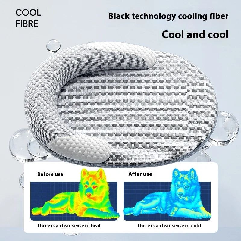 New Summer Pet Cooling Mat Removable Washable Dog Cat Bed Ideal for All Seasons