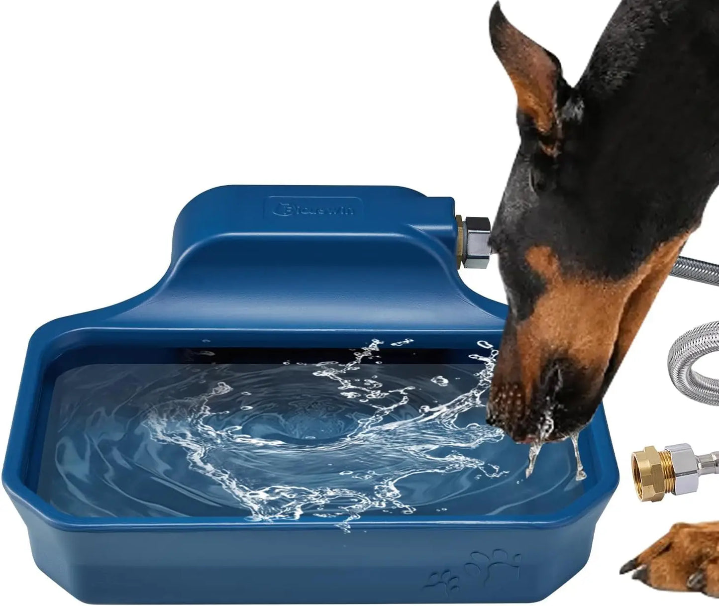 Automatic 1 Gallon Dog Water Dispenser for Indoor and Outdoor Use