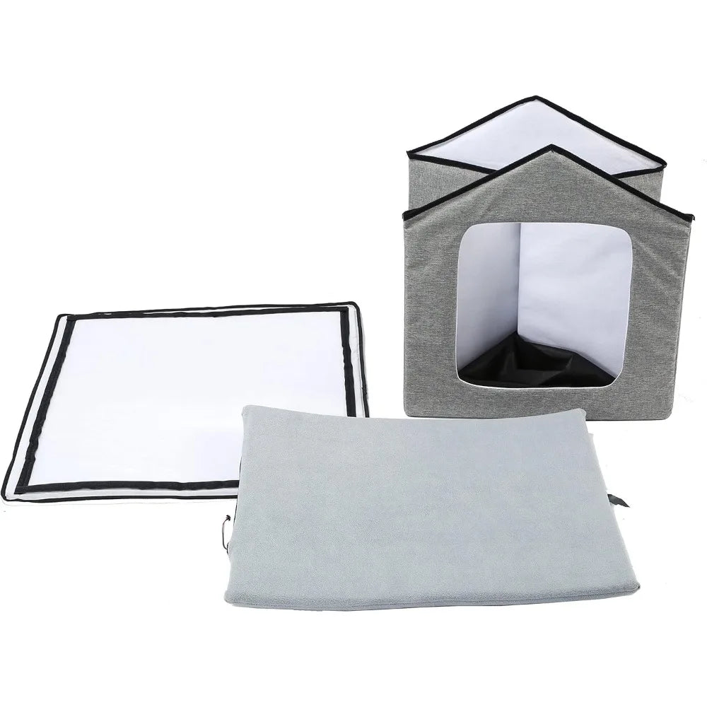Hush Puppy Electric Heating and Cooling Smart Pet House for Dogs and Cats