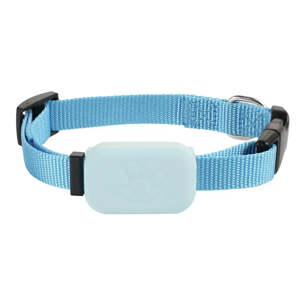 Pet Bluetooth GPS Tracker Mini Collar for Dogs and Cats Anti Lost Global Locator
