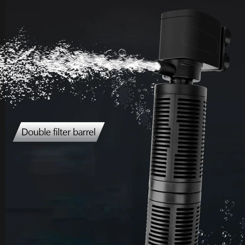 3 In 1 Aeration Water Purifier Submersible Aquarium Filter