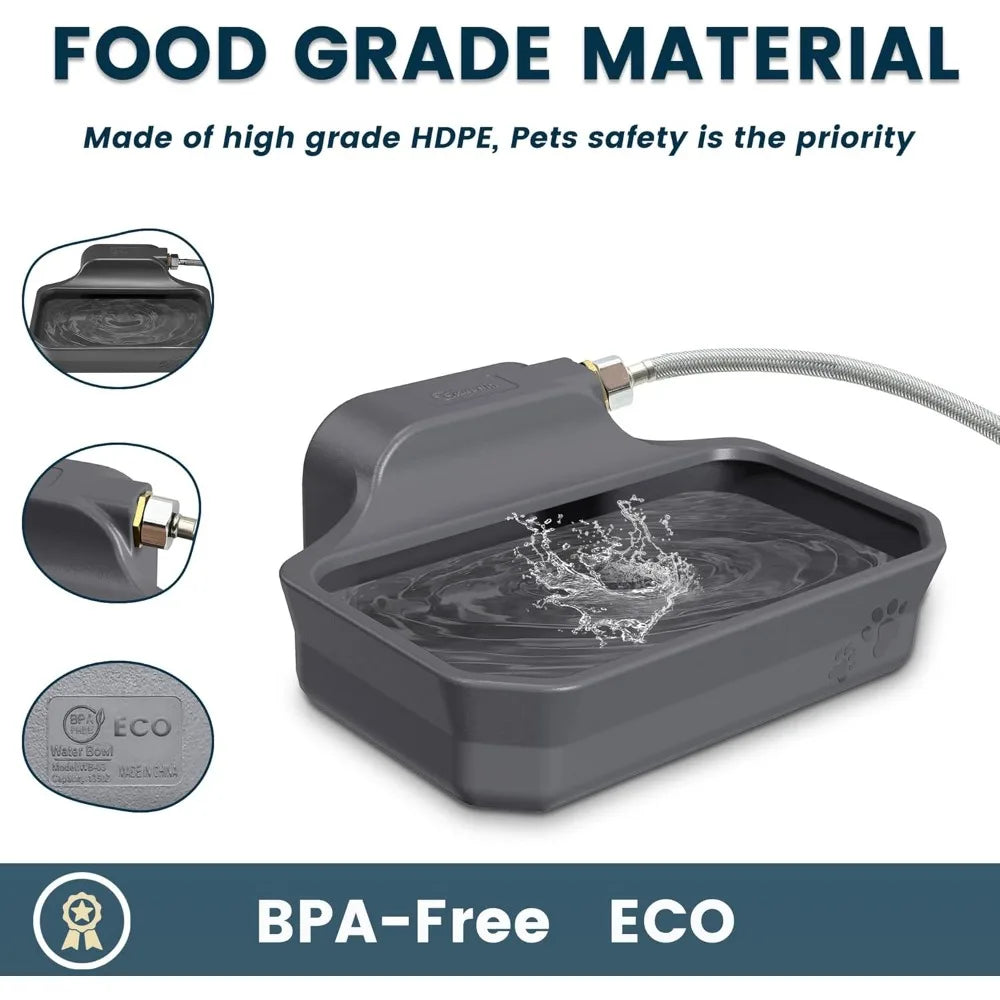 Automatic 1 Gallon Dog Water Dispenser for Indoor and Outdoor Use