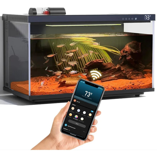 Smart 5 Gallon Aquarium Starter Kit Self Cleaning System